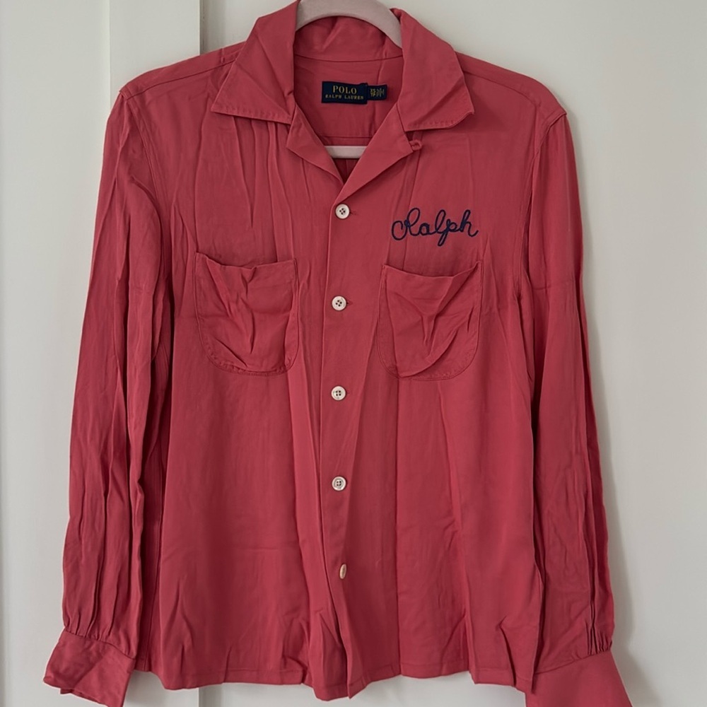 Vintage Polo Ralph Lauren Embroidered Button Front Shirt Size XS